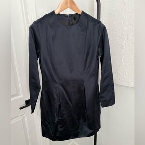 Beautiful Dark Blue Dress, Hits Just Above Knee